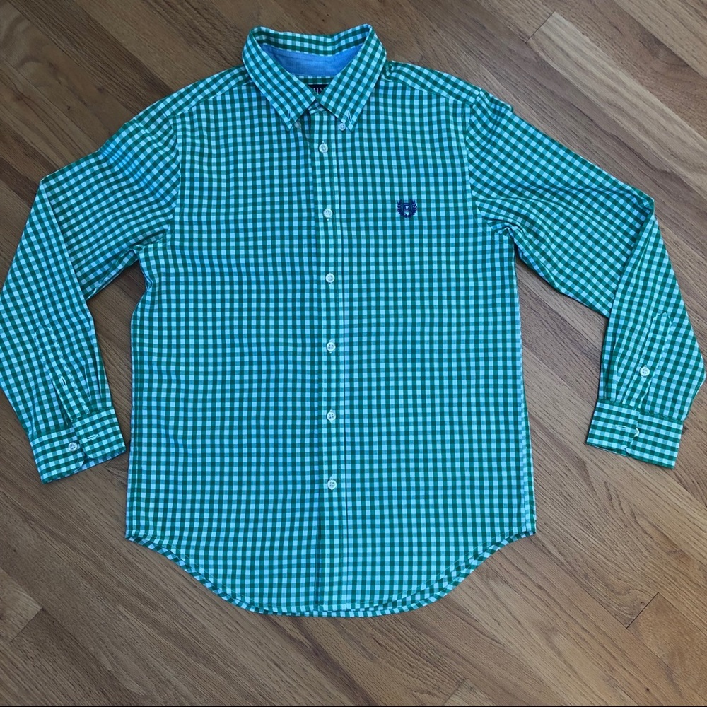 Chaps button down shirt boys Large